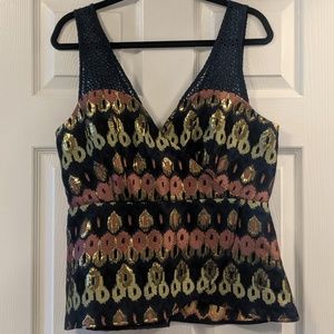 NWOT Anthro Dressy Peplum Top